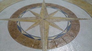Old World Compass Rose   